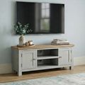 Lundy TV Unit - Large - 120cm - Grey Painted