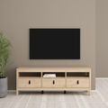 Barcelona Jackson Hickory Oak 3 Drawer TV Unit