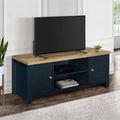 Highgate TV Unit - 2 Door - Navy Blue Painted