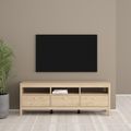 Madrid Jackson Hickory Oak 3 Drawer TV Unit