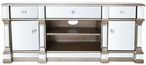 Apollo Storage TV Unit - Champagne Gold Mirrored