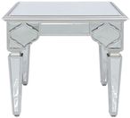 Marrakech End Table - Square - Silver Mirrored