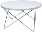 Atom Coffee Table - Round - Mirrored and Chrome