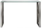 Zenith - Console Table - Glass and Chrome