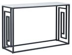 Devon Console Table - Grey Wood and Black