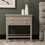 Lindon Console Table - 2 Drawer - Small - Taupe