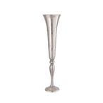 Vase - Nickel - Fluted Metal - Large