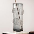 Vase - Handmade - Smoke Grey Forest Glass - Small