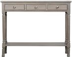 Delta Console Table - Taupe - 3 Drawer