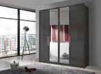 Berlin Wardrobe - Glass and Mirror - Variation Available
