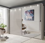 Berlin Sliding Wardrobe - Glass and Mirror - Variation Available