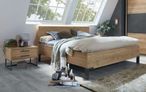 Breda Bed - Wooden Headboard - Bianco Oak - Variation Available