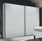 Breda Wardrobe Sliding - 2 Door - White - 250cm