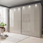Berlin Sliding Wardrobe - 2 Door - Grey Glass