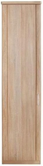 Luxor 3+4 Wardrobe - Single Door - Rustic Oak - LH