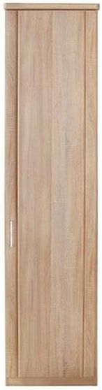 Luxor 3+4 Wardrobe - Single Door - Rustic Oak - RH