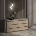 Goya Dresser - Marble Top - 6 Drawer - Variation Available