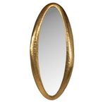 Clearance - Belia Gold Oval Wall Mirror - FSS16403