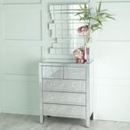 Lucia Mirrored 3+2 Drawer Chest
