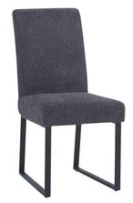 Bronx Dark Grey Fabric Dining Chair