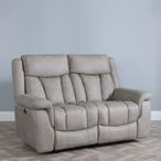 Dylan Sandstone Fabric 2 Seater Electric Recliner Sofa