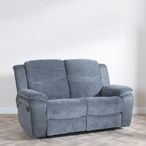 Legend Grey Fabric 2 Seater Recliner Sofa