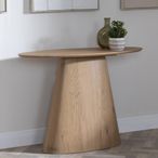 Palma Oak Oval Console Table