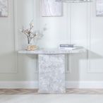 Turin Grey Marble Console Table
