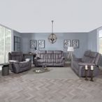 Dylan Grey Fabric 3+2+1 Electric Recliner Sofa Set