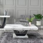 Madrid White Marble Coffee Table