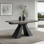 Cassino 6-8 Seater Grey Ceramic Extending Dining Table - 140cm-200cm