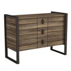 Clearance - Lorena Walnut and Black Chest