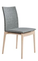 Dining Chair - Light Grey Fabric - SM63 - EX Display