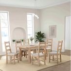 Hayley Dining Table - 4-6 Seater - 120cm-153cm - Extending - Oak