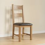 Dorset Dining Chair - Ladder Back - Set of 2 - Oak