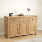 Dorset Sideboard - 3 Door - Large - 137cm - Oak