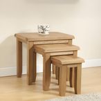 Dorset Nest of Tables - 3 - Oak
