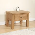 Dorset Side Table - 1 Drawer - Oak