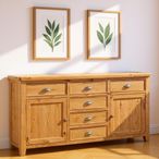 Janelle Sideboard - 2 Door - Extra Large - 188cm - Rustic Oak
