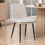 Becca Dining Chair - Set of 4 - Beige Fabric