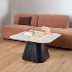 Salinas Coffee Table - Square - White Ceramic