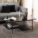 Angus Coffee Table - Black Melamine