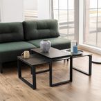 Katrine Coffee Table - Black Ceramic - Set of 2