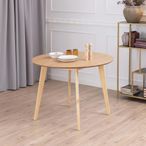 Roxby Round Dining Table - 2 Seater - 105cm - Oak