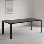 Brentford Dining Table - 8 Seater - 200cm - Black Ceramic