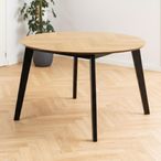 Georgetown Round Dining Table - 4-8 Seater - 120cm-198cm - Oak