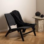 Carson Lounge Chair - Black Oak