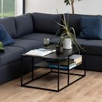 Newton Coffee Table - Black Metal