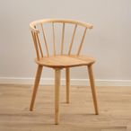 Ida Dining Chair - Set of 2 - Oak - Spindle Curved Back