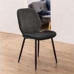 Femke Dining Chair - Set of 4 - Anthracite Fabric